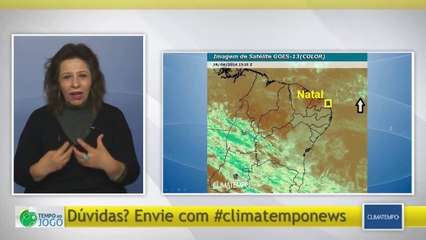 Japão x Grécia com chuva em Natal?