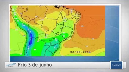 Junho começa frio no Sul e Sudeste