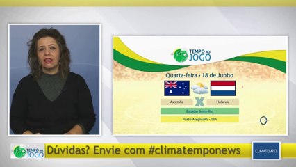 Austrália e Holanda jogam no frio de Porto Alegre