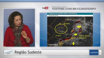 Sudeste tem grande contraste de umidade