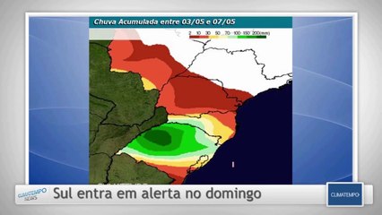 Paraná fica livre do alerta de temporais no FDS