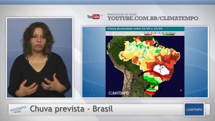 Chuva para o Sul, SP e MS