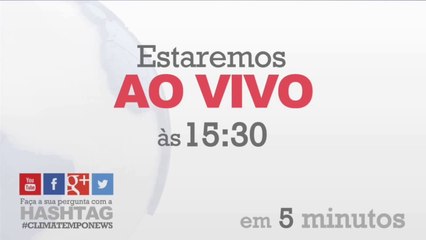 Alerta Climatempo - Edição das 15h30 - 13/05/2014