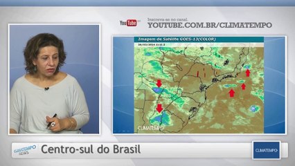 Onde há maior chance de chuva no Sudeste?