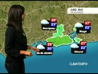 Previsão do Tempo - Segunda 24/03/2014 - Grande Rio