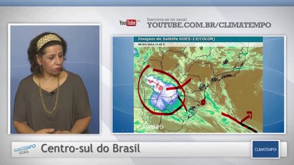 Sul do Brasil em alerta para temporais