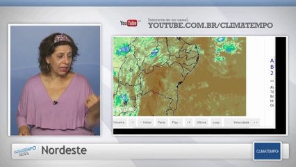 Risco de chuva forte entre Natal e Recife