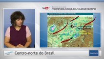 ZCIT leva chuva para o Norte e Nordeste
