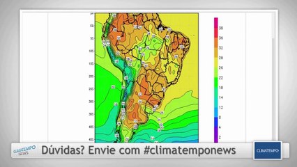 Mais calor no Brasil, Uruguai, Paraguai e Argentina