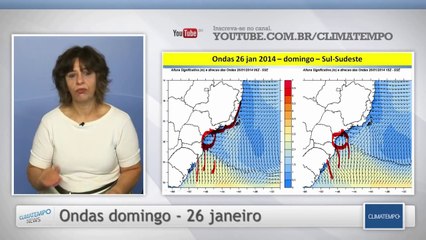 Mar sobe no Sul no fim de semana