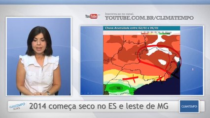 2014 começa mais seco no ES e leste de MG