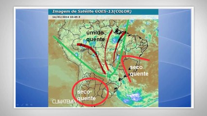Massas de ar que atuam sobre o Brasil hoje