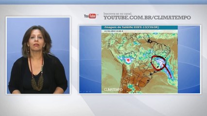 Quando a chuva vai parar sobre o Espírito Santo?