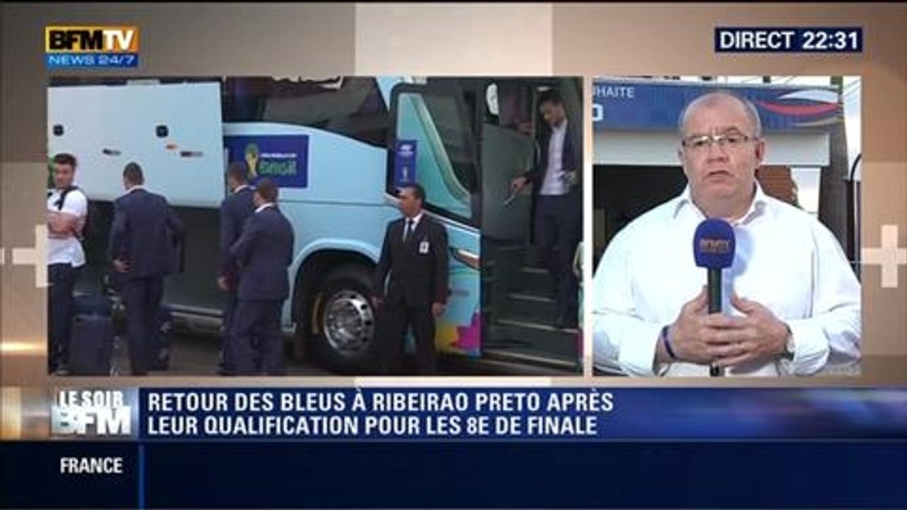 Le Soir BFM: Coupe du monde: Qualifiés pour les huitièmes de finale, les Bleus sont de retour à Ribeirao Preto - 26/06 1/4