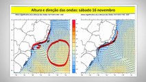 Previsão das ondas para o fim de semana