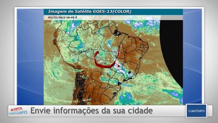 Alerta Climatempo - Edição das 15h30 - 02/12/2013
