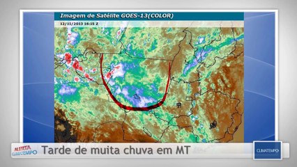 Alerta Climatempo - Edição das 15h30 - 12/11/2013