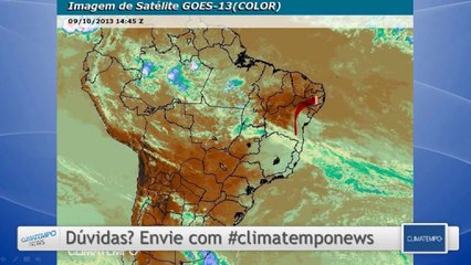 Climatempo News -  Edição das 12h30 - 09/10/2013