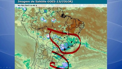 Há risco de temporais hoje no Brasil?