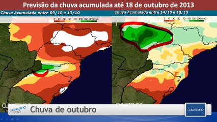 Quando volta a chover no Sul?