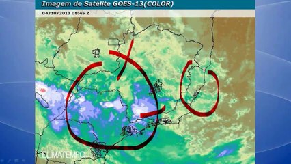 Sexta-feira com muita chuva no Sudeste