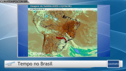 Climatempo News -  Edição das 12h30 - 27/08/2013