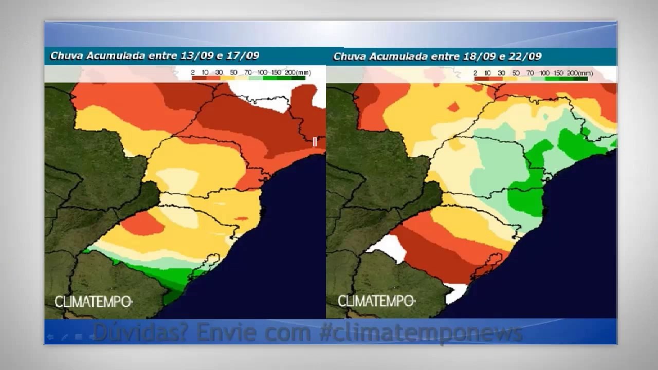 Quando volta a chover no Paraná?