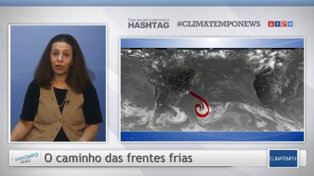 O caminho das frentes frias