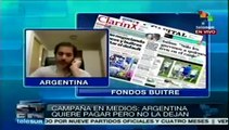 Comunidad internacional apoya a Argentina en pugna con 