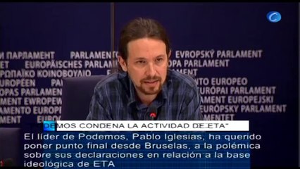 "Podemos condena la actividad de ETA"