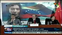 Instalan foro sobre las relaciones entre Venezuela y China