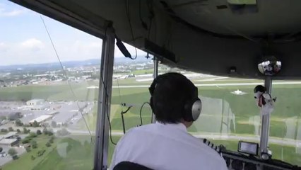 Blimp&apos;s eye view of Congressional Country Club