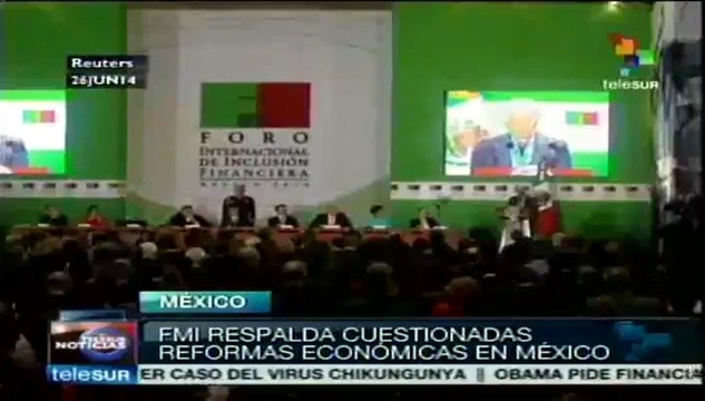 FMI respalda cuestionadas reformas del gobierno mexicano