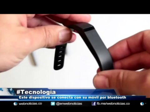 Fitbt flex, manilla que monitorea el cuerpo humano cuando se realiza actividad física