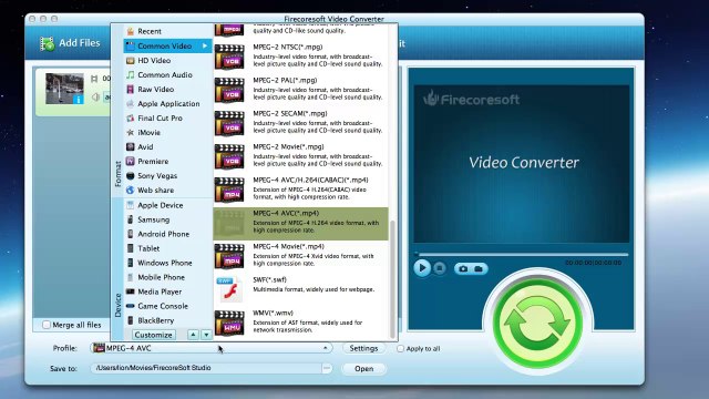 AVCHD converter for mac convert AVCHD mts/m2ts file on mac
