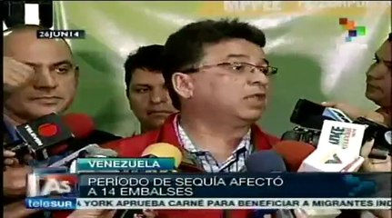 Venezuela: periodo de sequía prolongada afectó 14 embalses