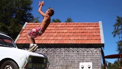 Backflip From Car Fail