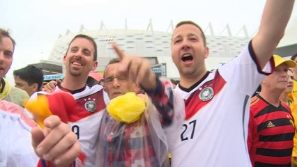 Groupe G - Les fans allemands célèbrent la première place