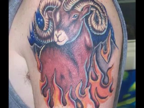 Aries Tattoos - Zodiac Tattoo Designs Tattoo-Bodyink.Com