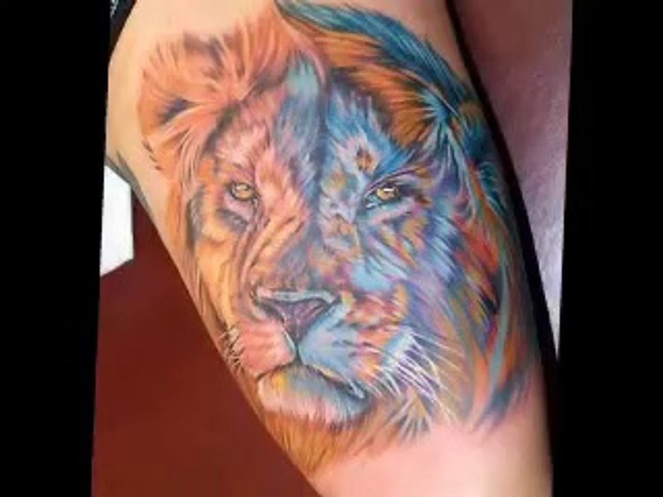Leo Tattoos - Zodiac Lion Designs Tattoo-Bodyink.Com