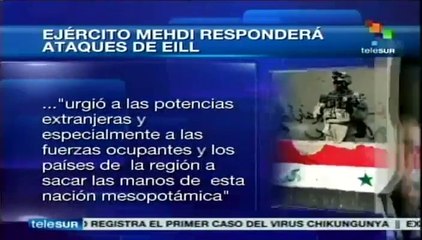 Ejército Mehdi de Irak responderá ataques sunnistas del EIIL