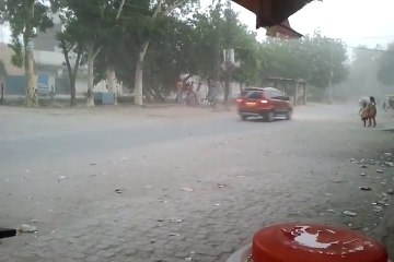 بھلوال میں آندھی کا خوبصورت منظر