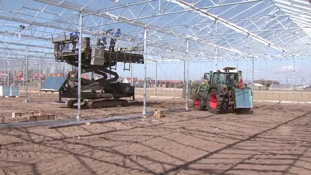 Glazen daken voor mooie groene glazen huis