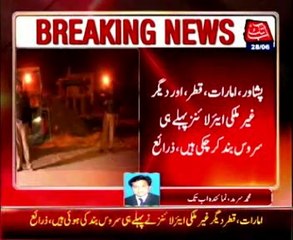 Saudi Airlines suspends service to Peshawar
