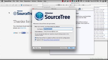 Learning GIT Training Video Tutorial -Installing SourceTree For OS X