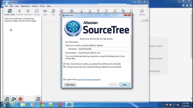 Learning GIT Training Video Tutorial Installing SourceTree For Windows
