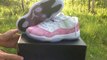* tradingspring.cn * Authentic Air Jordan 11 Low Pink White Snakeskin Shoes Womens Shoes
