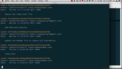 Learning GIT Training Video Tutorial -Undoing Commits