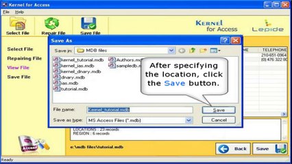 How to recover & repair access database
