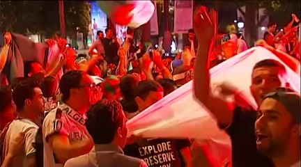 Explosion de joie et débordements après la qualification de l'Algérie